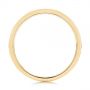 18k Yellow Gold 18k Yellow Gold Baguette Blue Topaz And Diamond Wedding Band - Front View -  105423 - Thumbnail