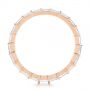 18k Rose Gold 18k Rose Gold Baguette Diamond Eternity Wedding Band - Front View -  105865 - Thumbnail