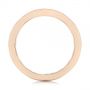 14k Rose Gold 14k Rose Gold Baguette Diamond Wedding Band - Front View -  105294 - Thumbnail