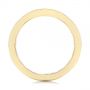 18k Yellow Gold Baguette Diamond Wedding Band - Front View -  105294 - Thumbnail