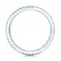  Platinum Platinum Baguette And Round Diamond Eternity Band - Front View -  101311 - Thumbnail