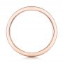 18k Rose Gold Bezel Set Diamond Stackable Eternity Band - Front View -  101916 - Thumbnail