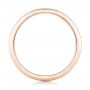 14k Rose Gold 14k Rose Gold Bezel Set Diamond Stackable Eternity Band - Front View -  101918 - Thumbnail