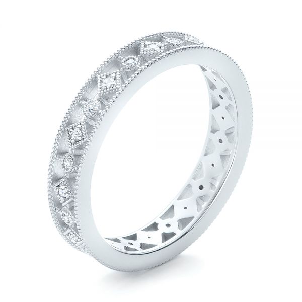 Bezel Set Diamond Stackable Eternity Band - reference design