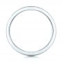 Platinum Platinum Bezel Set Diamond Stackable Eternity Band - Front View -  101916 - Thumbnail