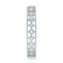 18k White Gold 18k White Gold Bezel Set Diamond Stackable Eternity Band - Side View -  101917 - Thumbnail