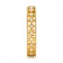 14k Yellow Gold 14k Yellow Gold Bezel Set Diamond Stackable Eternity Band - Side View -  101916 - Thumbnail