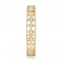 14k Yellow Gold 14k Yellow Gold Bezel Set Diamond Stackable Eternity Band - Side View -  101918 - Thumbnail