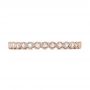 18k Rose Gold 18k Rose Gold Bezel Set Diamond Eternity Wedding Band - Top View -  103639 - Thumbnail