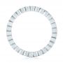  Platinum Platinum Bezel Set Diamond Eternity Wedding Band - Front View -  103639 - Thumbnail