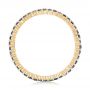 18k Yellow Gold 18k Yellow Gold Blue Sapphire Stackable Eternity Band - Front View -  101928 - Thumbnail