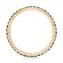 18k Yellow Gold 18k Yellow Gold Blue Sapphire Stackable Eternity Band - Front View -  101928 - Thumbnail