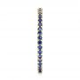 18k Yellow Gold 18k Yellow Gold Blue Sapphire Stackable Eternity Band - Side View -  101928 - Thumbnail