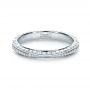  Platinum Platinum Bright Cut Diamond Eternity Band - Flat View -  1153 - Thumbnail