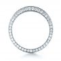  Platinum Platinum Bright Cut Diamond Eternity Band - Front View -  1153 - Thumbnail