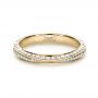 18k Yellow Gold 18k Yellow Gold Bright Cut Diamond Eternity Band - Flat View -  1153 - Thumbnail