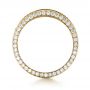 14k Yellow Gold 14k Yellow Gold Bright Cut Diamond Eternity Band - Front View -  1153 - Thumbnail