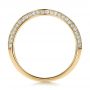 14k Yellow Gold 14k Yellow Gold Bright Cut Diamond Wedding Band - Front View -  100408 - Thumbnail