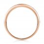 18k Rose Gold 18k Rose Gold Bright Cut Diamond Wedding Band - Front View -  100414 - Thumbnail