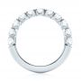  Platinum Platinum Brilliant Facet Split-prong Diamond Wedding Band - Front View -  103664 - Thumbnail