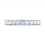  Platinum Platinum Brilliant Faceted Split-prong Diamond Wedding Band - Top View -  103665 - Thumbnail