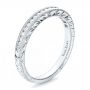  Platinum Channel Set Diamond Band With Matching Engagement Ring - Kirk Kara - Three-Quarter View -  100217 - Thumbnail
