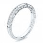  Platinum Channel Set Diamond Band With Matching Engagement Ring - Kirk Kara - Three-Quarter View -  100217 - Thumbnail