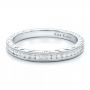  Platinum Channel Set Diamond Band With Matching Engagement Ring - Kirk Kara - Flat View -  100217 - Thumbnail