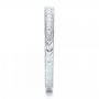  Platinum Channel Set Diamond Band With Matching Engagement Ring - Kirk Kara - Side View -  100217 - Thumbnail