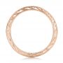 18k Rose Gold 18k Rose Gold Channel Set Diamond Stackable Eternity Band - Front View -  101893 - Thumbnail
