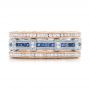 18k Rose Gold 18k Rose Gold Channel Set Diamond Stackable Eternity Band - Front View -  101893 - Thumbnail