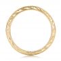 18k Yellow Gold 18k Yellow Gold Channel Set Diamond Stackable Eternity Band - Front View -  101893 - Thumbnail