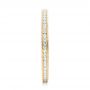 18k Yellow Gold 18k Yellow Gold Channel Set Diamond Stackable Eternity Band - Side View -  101893 - Thumbnail