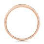 14k Rose Gold 14k Rose Gold Channel Set Diamond Wedding Band - Front View -  100413 - Thumbnail