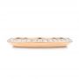 14k Rose Gold 14k Rose Gold Channel Set Diamond Wedding Band - Top View -  106673 - Thumbnail