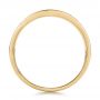 14k Yellow Gold 14k Yellow Gold Channel Set Diamond Wedding Band - Front View -  100413 - Thumbnail