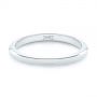 14k White Gold 14k White Gold Classic Wedding Ring - Flat View -  107290 - Thumbnail