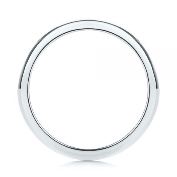  Platinum Platinum Classic Wedding Ring - Front View -  107290