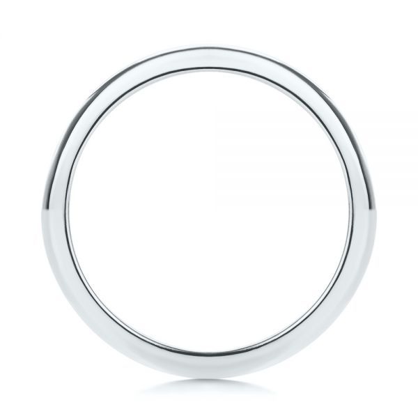 Platinum Platinum Classic Wedding Ring - Front View - 107290