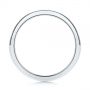 14k White Gold 14k White Gold Classic Wedding Ring - Front View -  107290 - Thumbnail