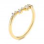 14k Yellow Gold Constellation Diamond Wedding Ring - Three-Quarter View -  106187 - Thumbnail