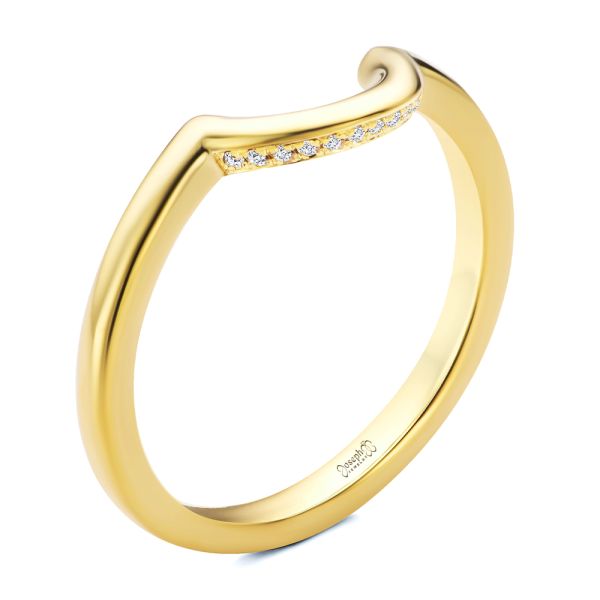Curved Wedding band - Image