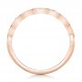 18k Rose Gold 18k Rose Gold Custom Amethyst Wedding Band - Front View -  102323 - Thumbnail