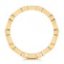 18k Yellow Gold 18k Yellow Gold Custom Baguette Diamond Eternity Wedding Band - Front View -  105481 - Thumbnail