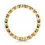 18k Yellow Gold Custom Bezel Set Diamond Eternity Wedding Ring - Front View -  100871 - Thumbnail