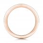 18k Rose Gold 18k Rose Gold Custom Black And White Diamond Wedding Bands - Front View -  101174 - Thumbnail