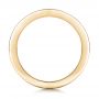18k Yellow Gold 18k Yellow Gold Custom Black And White Diamond Wedding Bands - Front View -  101174 - Thumbnail