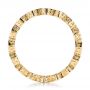 18k Yellow Gold 18k Yellow Gold Custom Blue Sapphire Wedding Band - Front View -  100884 - Thumbnail