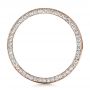 18k Rose Gold 18k Rose Gold Custom Bright Cut Eternity Band - Front View -  1331 - Thumbnail