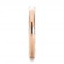 18k Rose Gold 18k Rose Gold Custom Bright Cut Eternity Band - Side View -  1331 - Thumbnail